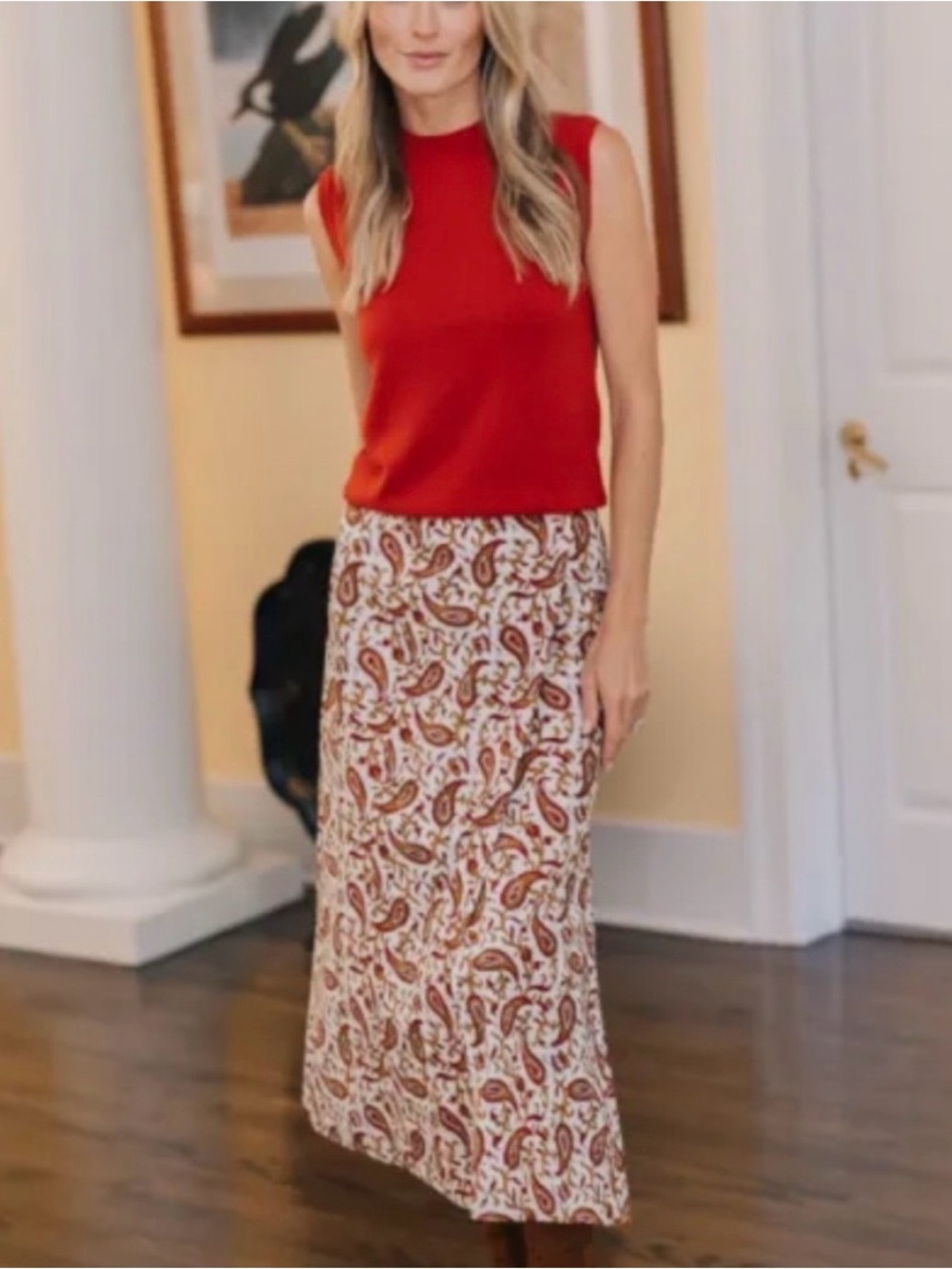 Julia Amory Park Avenue Skirt in Turkish Paisley - Women